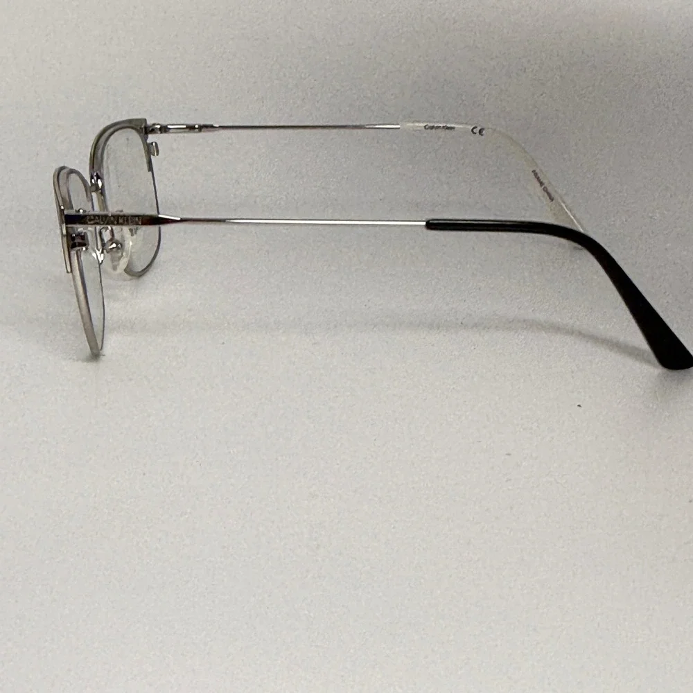 Calvin Klein CK18108 001 Eyeglasses Silver Black Cat‎ Eye Frames 52-15-135 22219